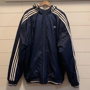 Vintage Adidas Reversible Bomber Jacket XXL